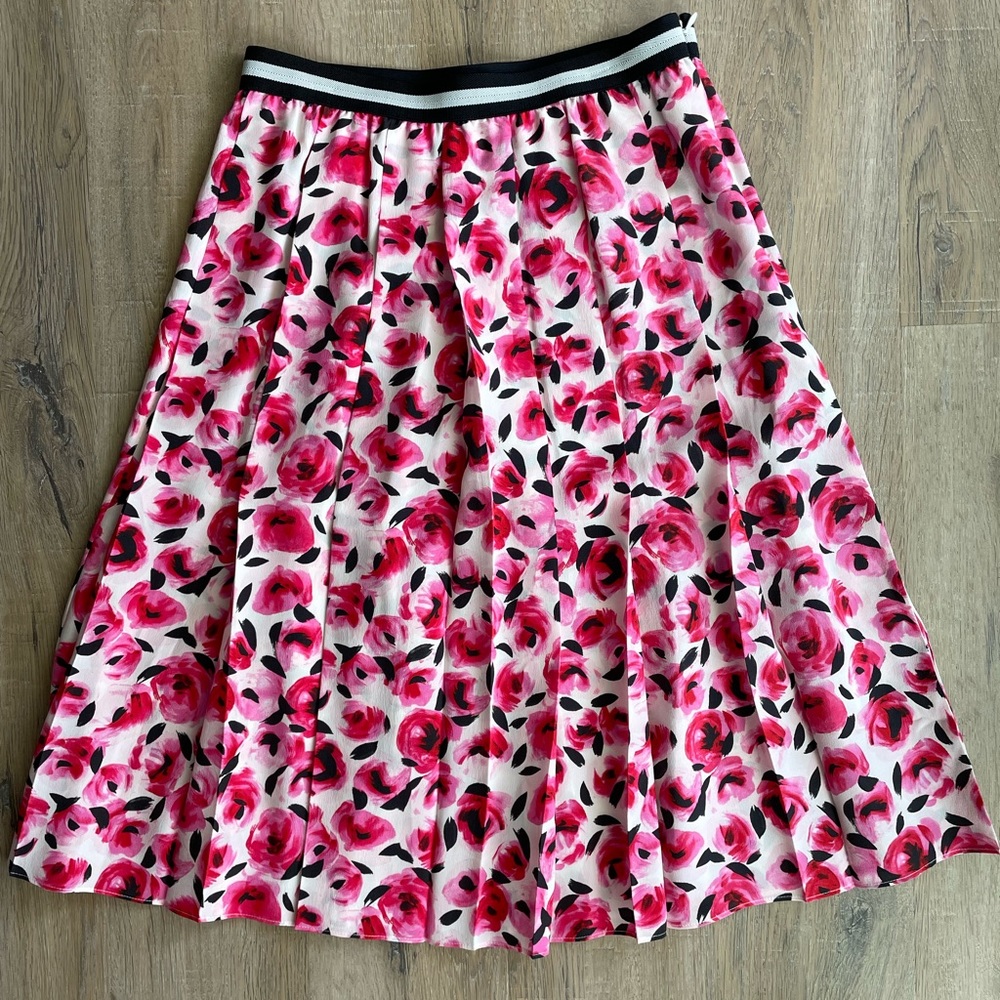 Kate Spade Floral Midi Skirt